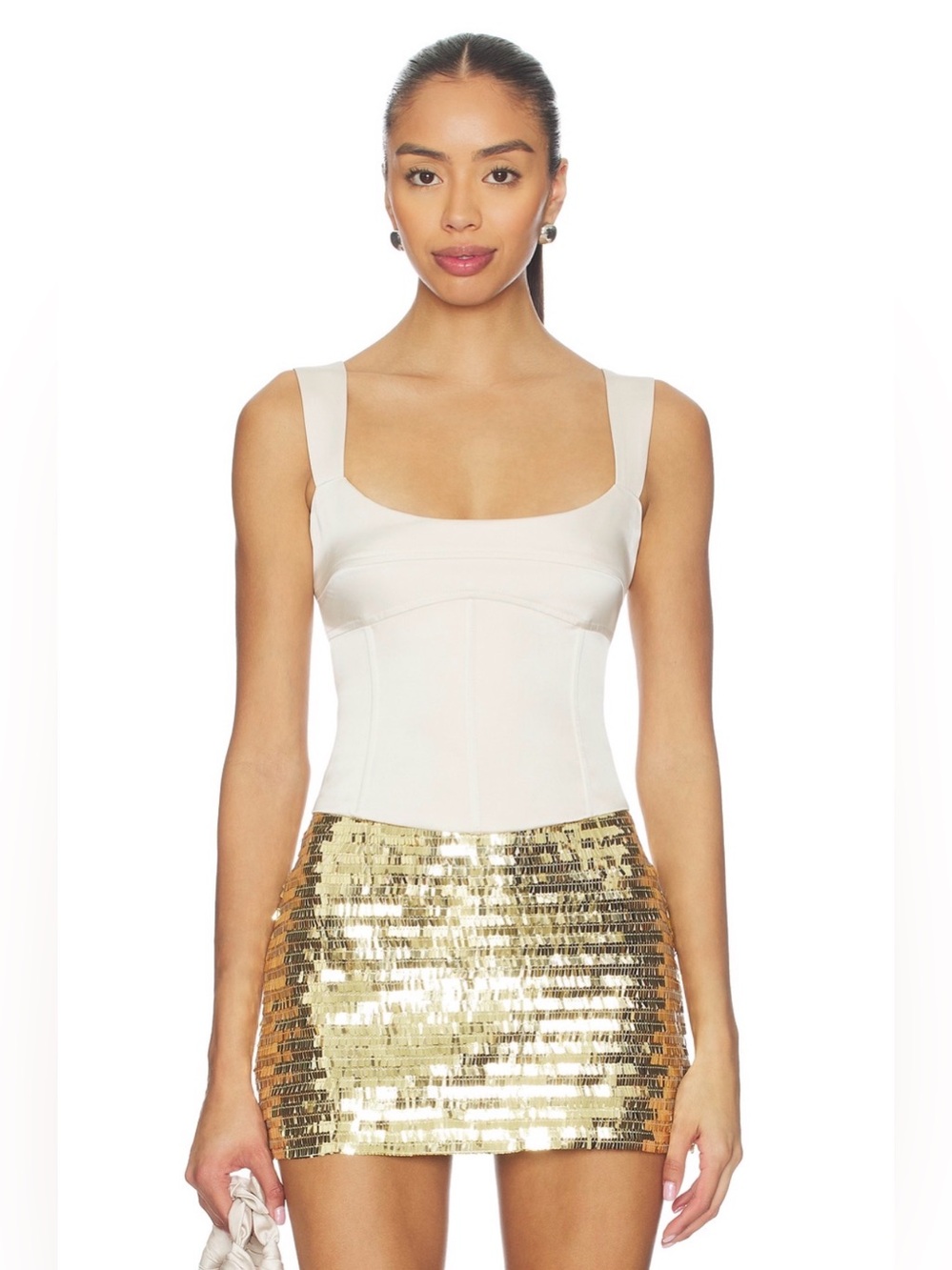Runaway The Label “Sindy” Bustier in Champagne